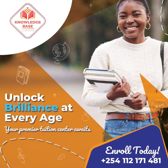 Students in class at Knowledgebase Tuition Centre Nairobi